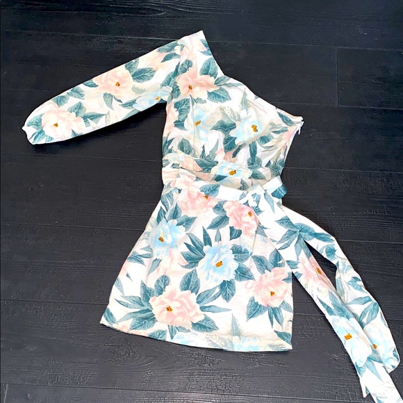 Billabong x The Salty Blonde‎ one sleeve Dress Large * READ below
